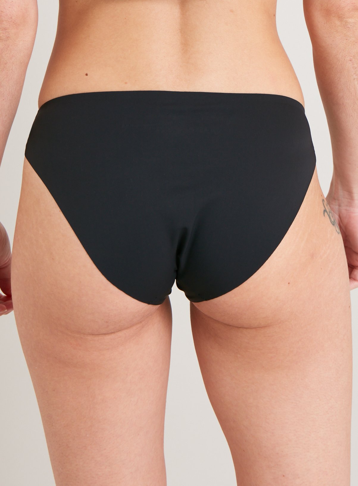 Black, White & Beige High Leg No VPL Knickers 3 Pack 20 - Image 3 thumbnail